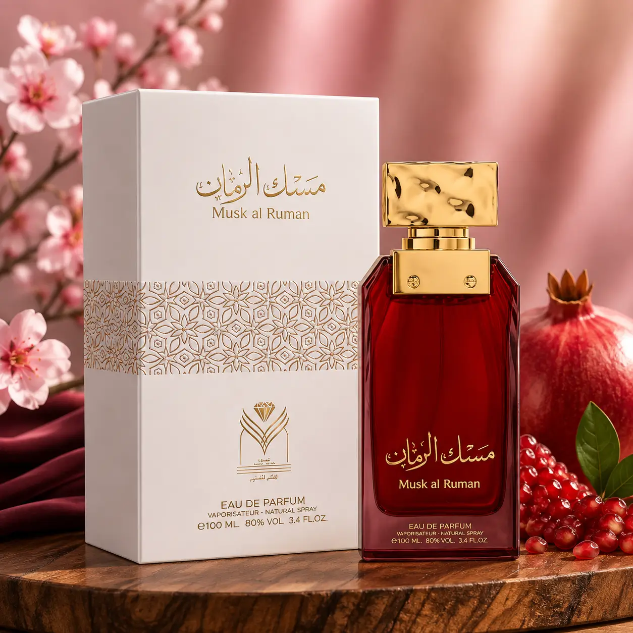 4a9157af-a7c7-4ae7-ad3b-c4457ad37df1 عطر مسك الرمان للنساء من الماس للعطور Eau De Parfum - 100 مل - الصورة 1