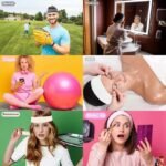 ⁦طقم أشرطة رأس رياضية مانعة للانزلاق من CADONO – 8 قطع متعددة الألوان⁩ - الصورة ⁦2⁩